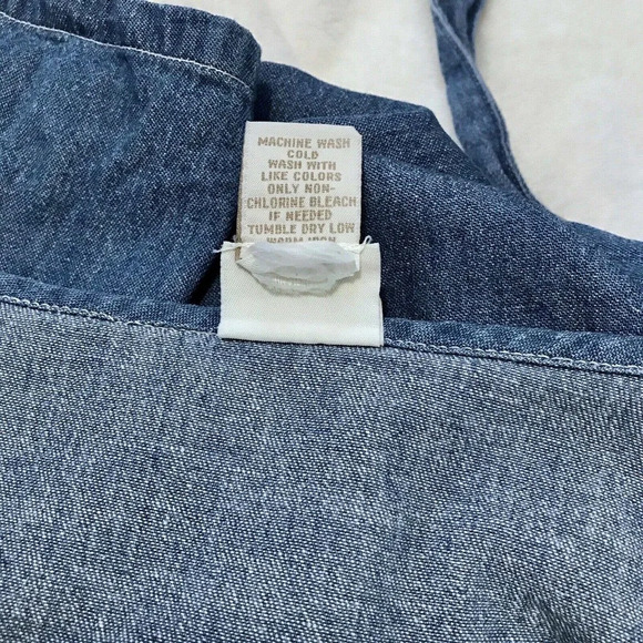 Vintage Cherokee Button Down Jean Shirt 18W - Picture 9 of 9